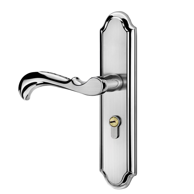 Household Universal Stainless Steel Indoor Door Lock Bedroom Lock Bathroom Door Lock Silent Lock Wooden Door Handle Lock