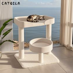 Cat Bed, Cat Nest, Cat Tree, Integrated Cat Climbing Frame, Household Use, Suitable for All Seasons, Super Large Cat Nest, Viewing Platform, Pet Bed