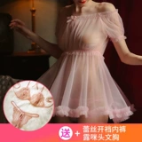 Нижнее белье, сексуальный комплект, прозрачная пижама, униформа, большой размер, подходит для полных девушек