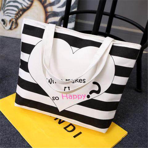 2020 Summer New Pint Canvas Bag Woman Single Shoulder Bag Bracelet buy food eco-friendly shopping bag portable sail cloth bag student body bag