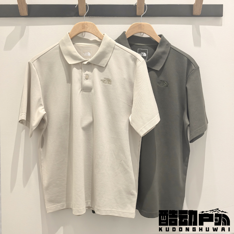 26 Spring/Summer New the North Face Casual Comfortable Breathable Commuting Polo Shirt Short Sleeve Men's 8Guc