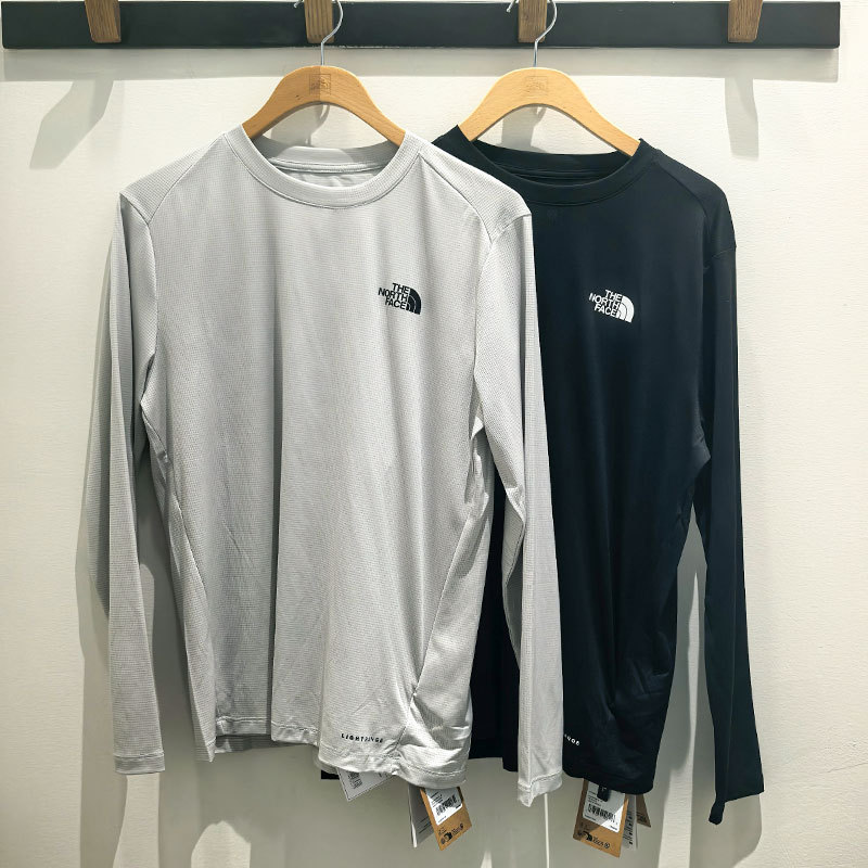 26 New Autumn and Winter Models Thenorthface Outdoor Sports Lightweight Breathable Quick-Drying Long-Sleeved T-Shirt for Men 83Ud