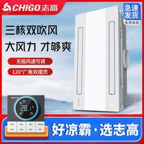 Chigo Kitchen Cooler Lighting Ventilation Air Conditioning Special Fan Integrated Ceiling Embedded Air Cooler Silent Cooler