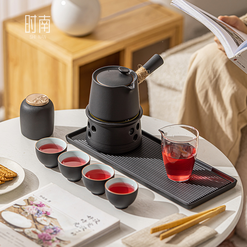 Zen Willpower Tea Suit Home Small Side To Cook Teapot Lower Afternoon Tea Candle Warm Tea Stove Teapot Tea Cup-Taobao