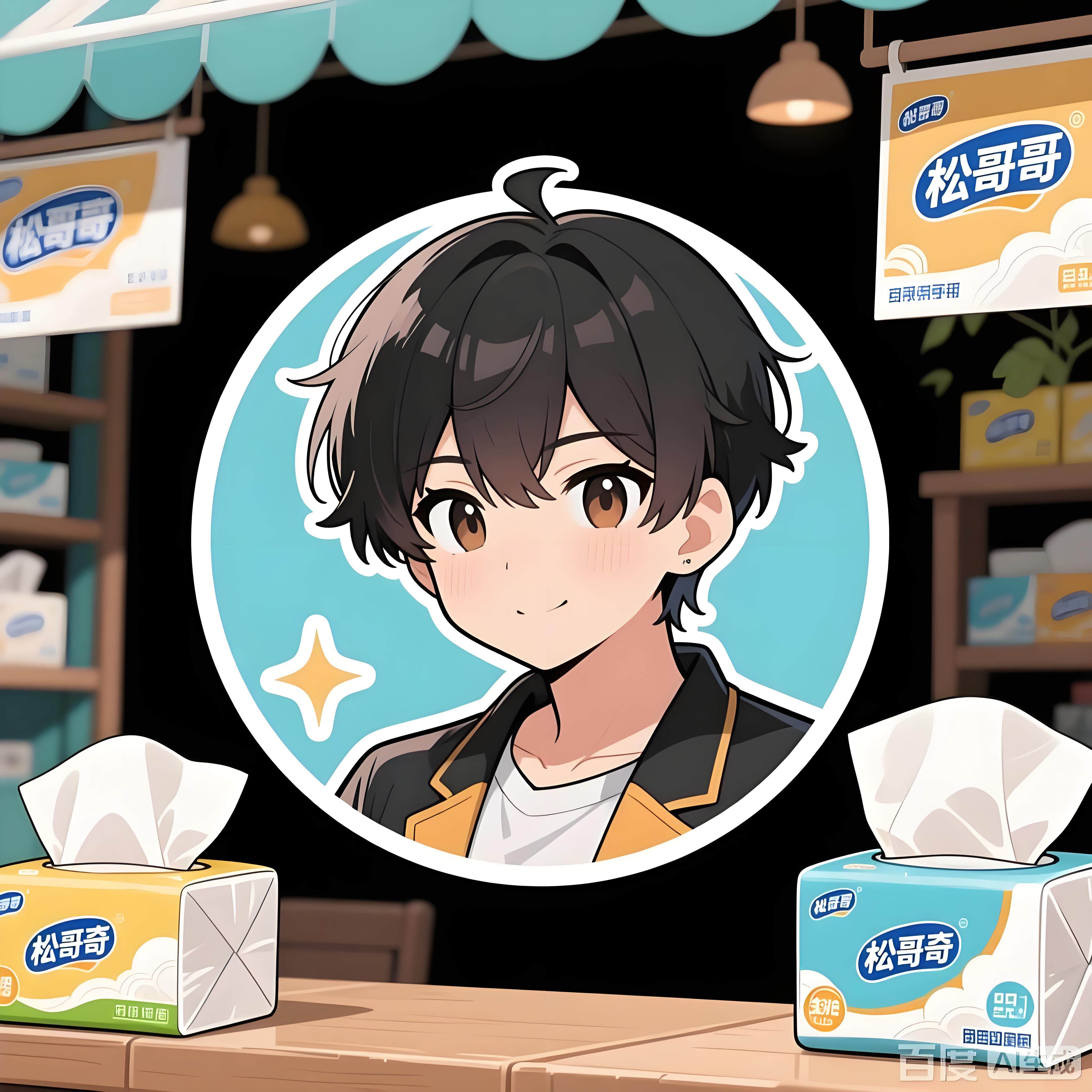 松哥纸巾用品的LOGO