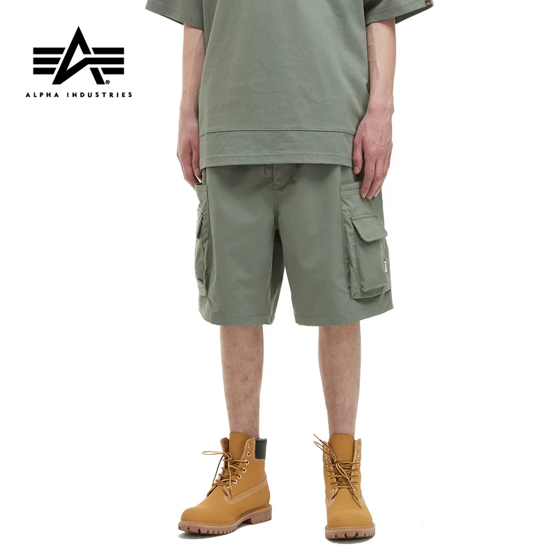 Мужские свободные трендовые прямые рабочие шорты Alpha от Alpha Industries