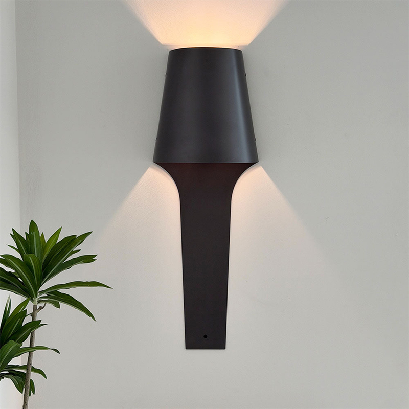 Modern Minimalist Retro Living Room Black Lamp with Up-And-Down Lighting, Creative Living Room Background Wall, Bedroom Corridor Decorative Wall Lamp Modern Minimalist Retro Living Room Black Lamp with Up-And-Down Lighting, Creative Living Room Background Wall, Bedroom Corridor Decorative Wall Lamp