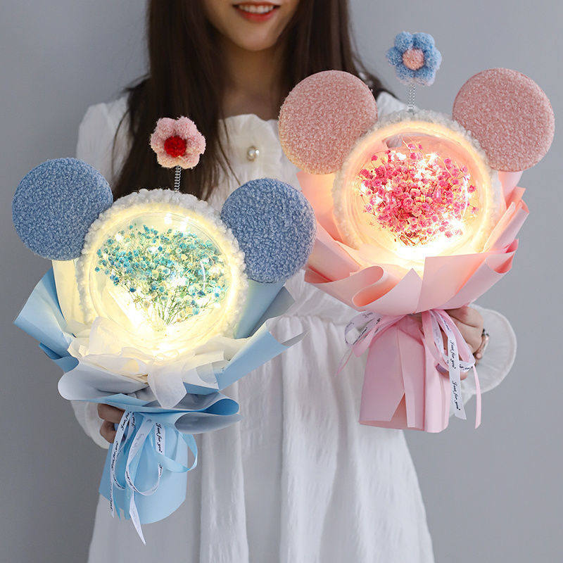 Birthday gift Dry Flower Bouquet 520 Valentine's Day Mother Children's Girl Year Party Decoration Scene