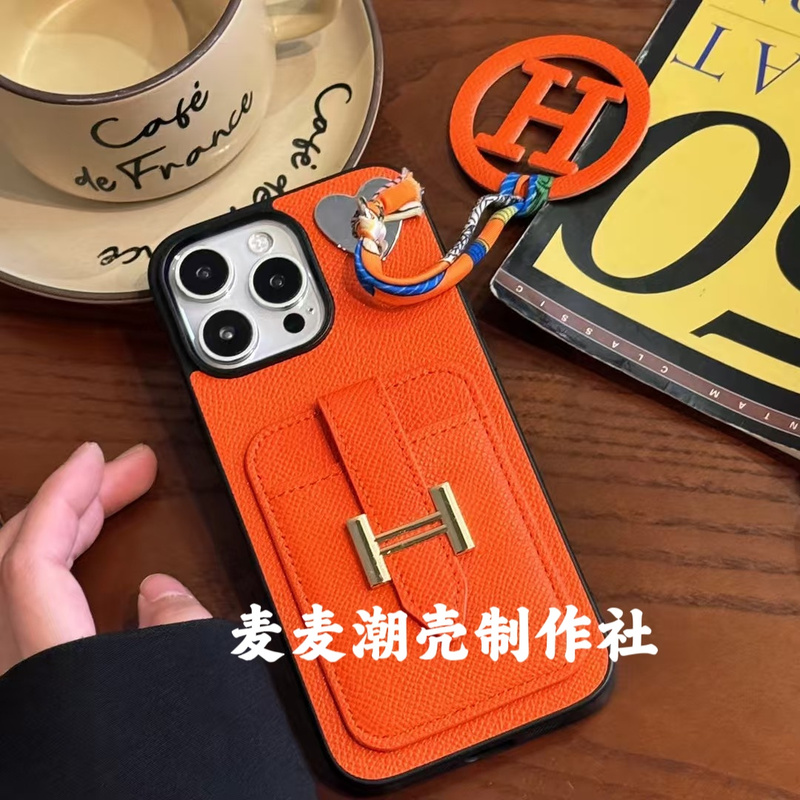 High-End European and American Style iPhone 16 Pro Max Case, Suitable for iPhone 14/17, Full Protection Cover, Leather New Model 15 Pro, Unique 17 Air, Niche 14 Pro, Anti-Drop