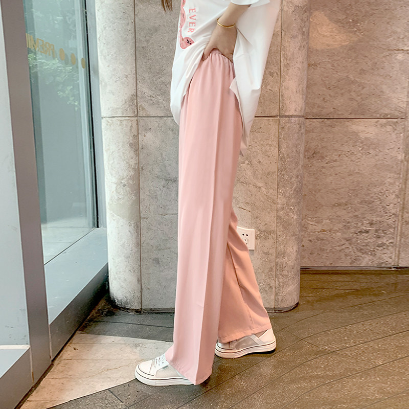 Pregnant women with their belly pants spring and autumn pregnant women in spring and summer fashion pants