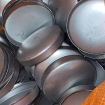 Square tube ball cap galvanized hollow ball round tube sealing cover column decorative cover wrought iron accessories cap column head guardrail cover