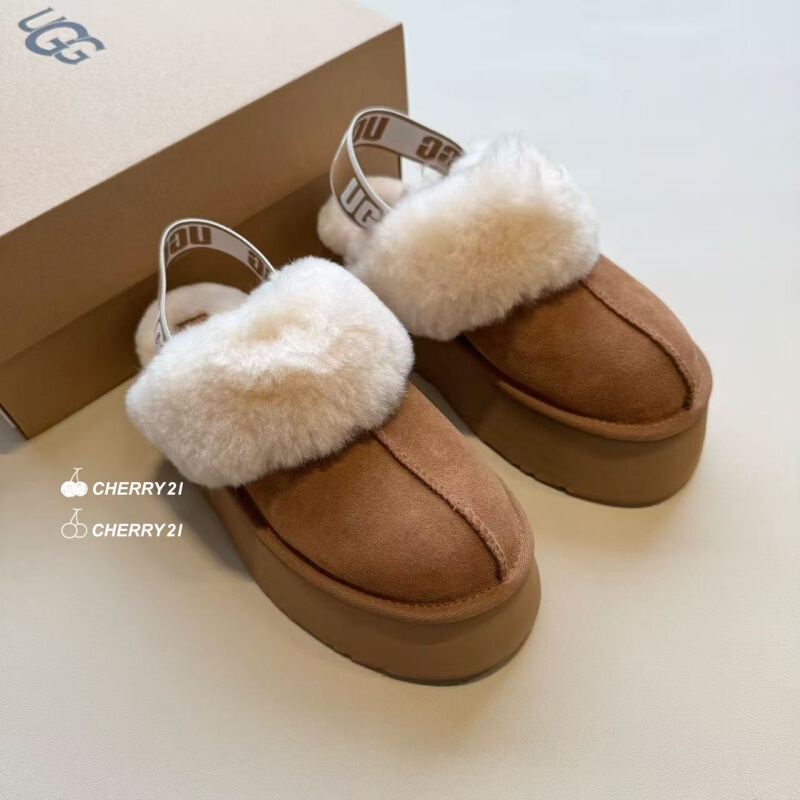 25 Autumn/Winter Thick-Soled Elasticated Suede Wool Slippers Ugg 25 Autumn/Winter Thick-Soled Elasticated Suede Wool Slippers Ugg
