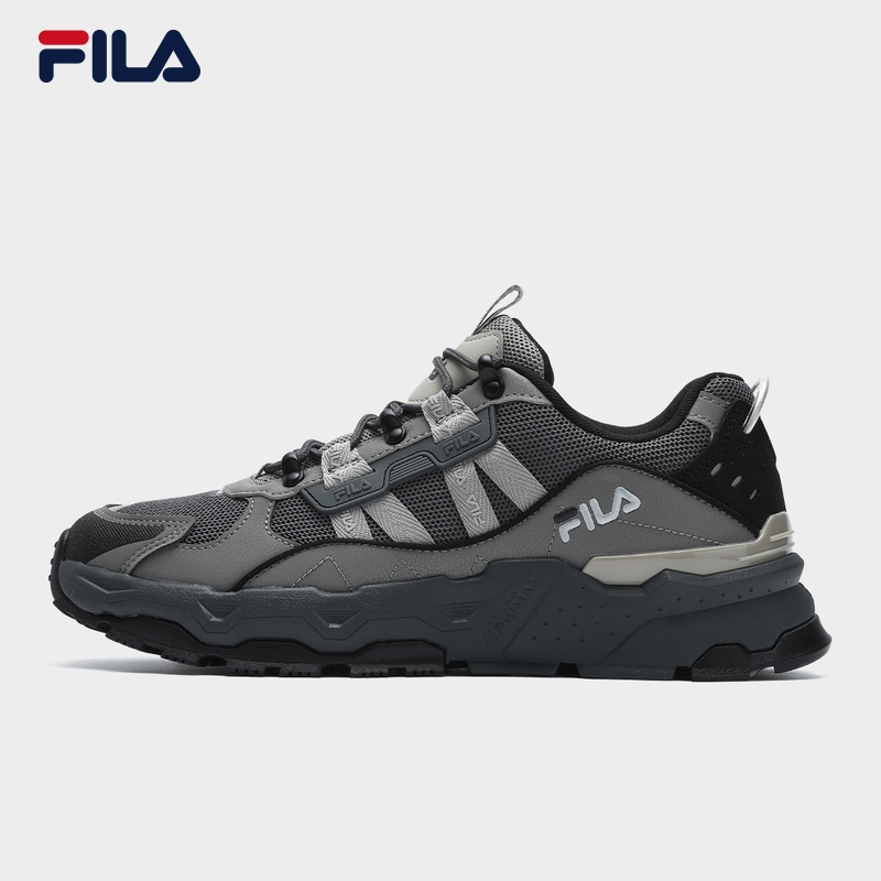 Fila Official Men's Shoes Trek Retro Sneakers 2025 Spring Fashion Casual Shoes Dad Shoes