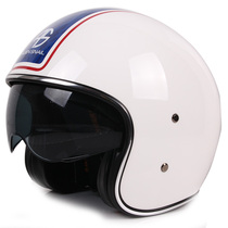 Alien snail vintage motorcycle helmet male half helmet FRP half-covered season four seasons female locomotive Harley helmet