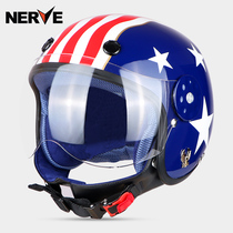 NERVE Motorcycle Kids Helmet Four Seasons Universal Hard Hat Kids Electric Half Helmet Boy Girl Summer