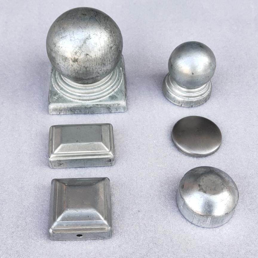 Top cap top cap ball cap nut square cap guardrail accessories iron trim cover decorative cap cylindrical head round pipe cap pipe cover
