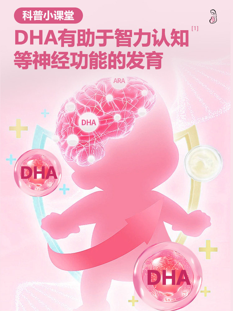 Jinweita Maternity Nutritional Powder Dha Supplements Vitamins and Minerals, Mid-Pregnancy Supplement with Folic Acid, Specially Designed for Pregnant Women