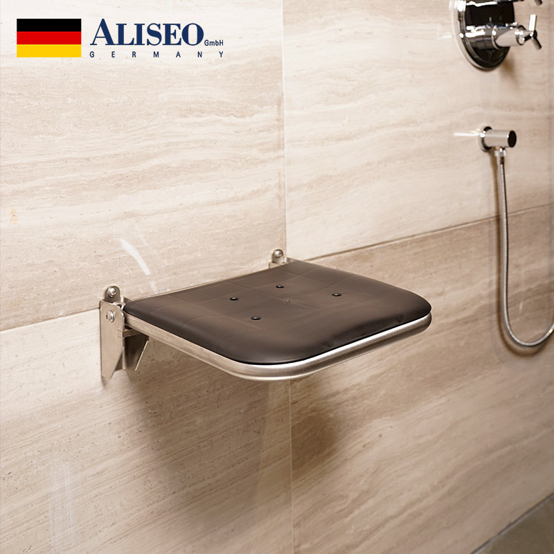Germany Aliseo Elixiu bathroom wall hanging folding seat shower stool elderly toilet seat stool bath chair