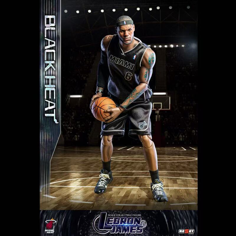 In-Stock Resetstudio Miami Heat James Basketball 1/6 Action Figure Trendy Collectible Gift
