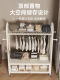 Floor-Standing Clothes Rack for Home Use, Multifunctional Bedroom Storage Rack, Movable Indoor Clothes Drying Rack
