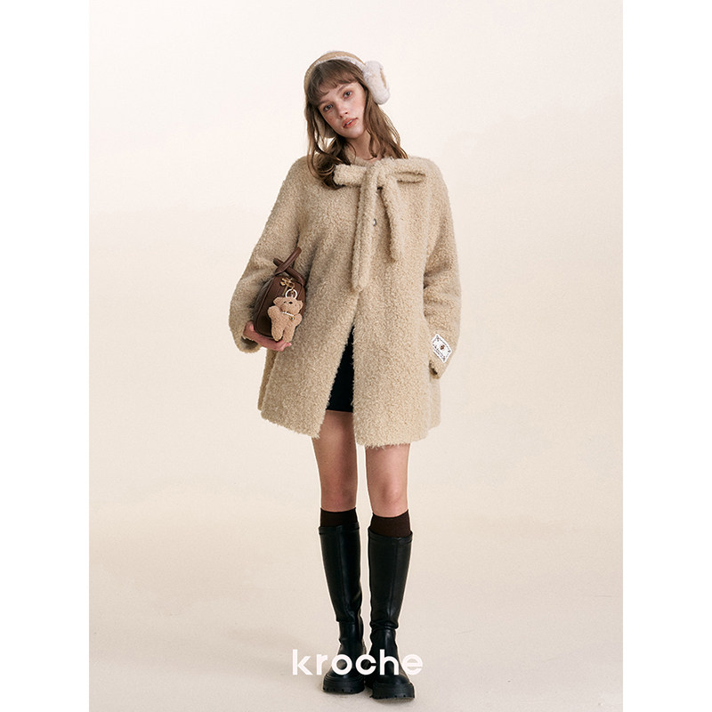 KROCHE リボン コート KB4529