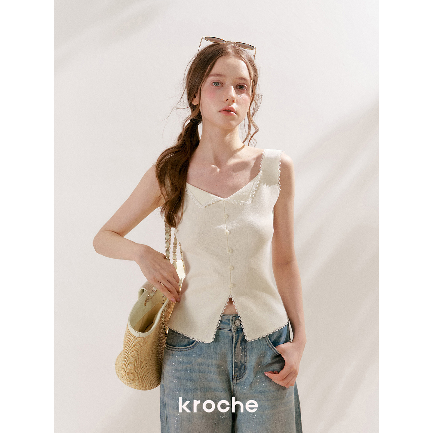 KROCHE レース キャミソール KPC8093