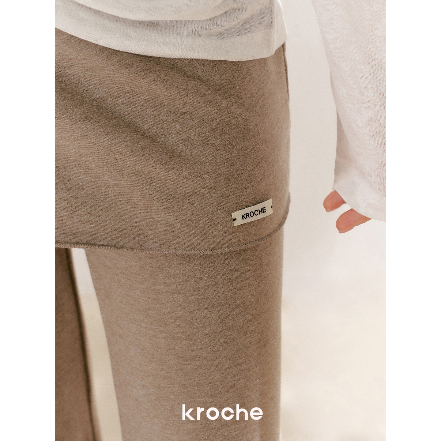 KROCHE 重ね着風 パンツ KL9050