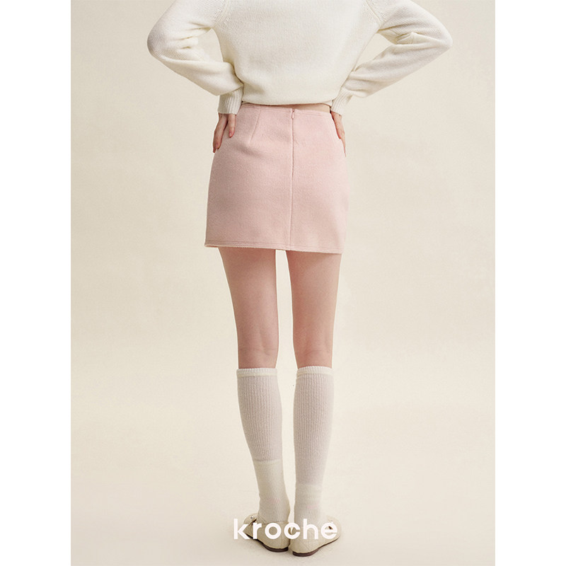 KROCHE ハイウエスト スカート KB4645