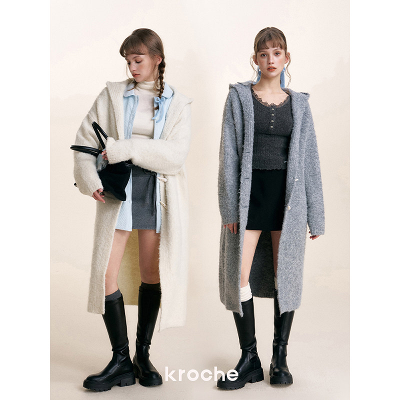 KROCHE フード付き ニット KB4535