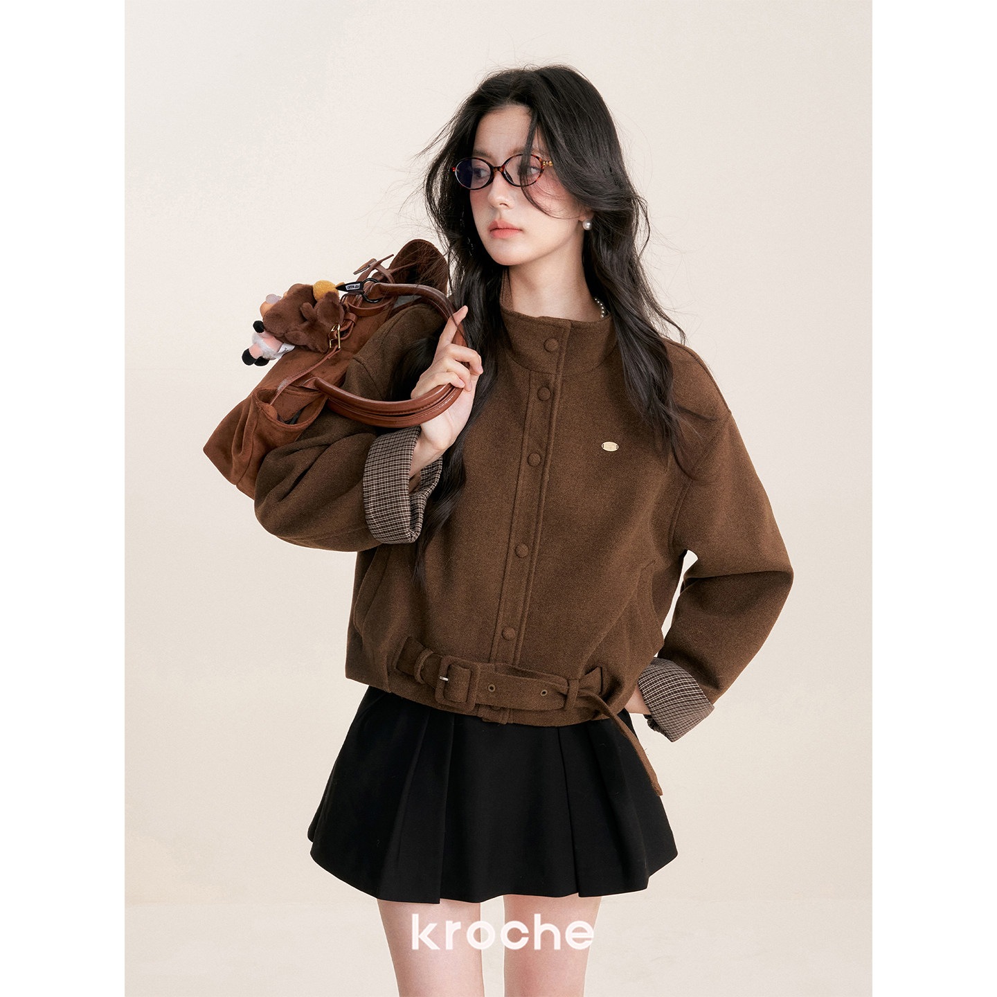 KROCHE チェック コート KZQ9010