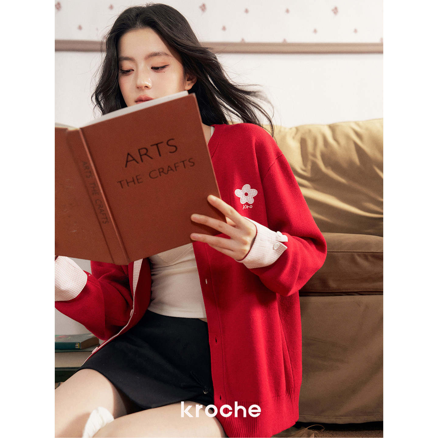 KROCHE チェック ジャケット KP8028