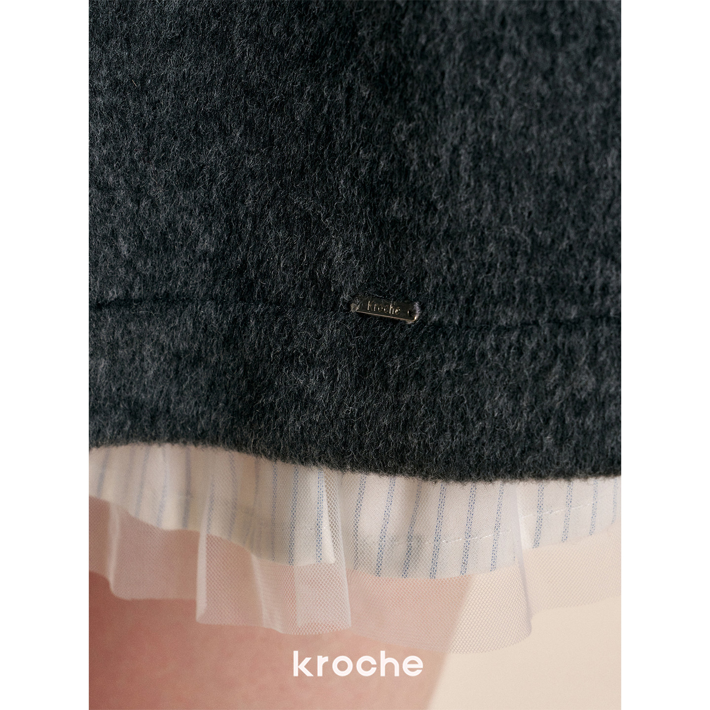 KROCHE ティアード ハイウエスト スカート KDC7046
