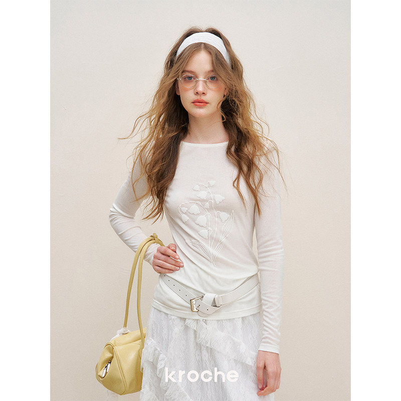 KROCHE プリント トップス KE4001