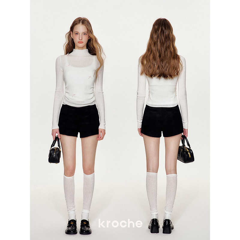 KROCHE ハイウエスト パンツ KB4428