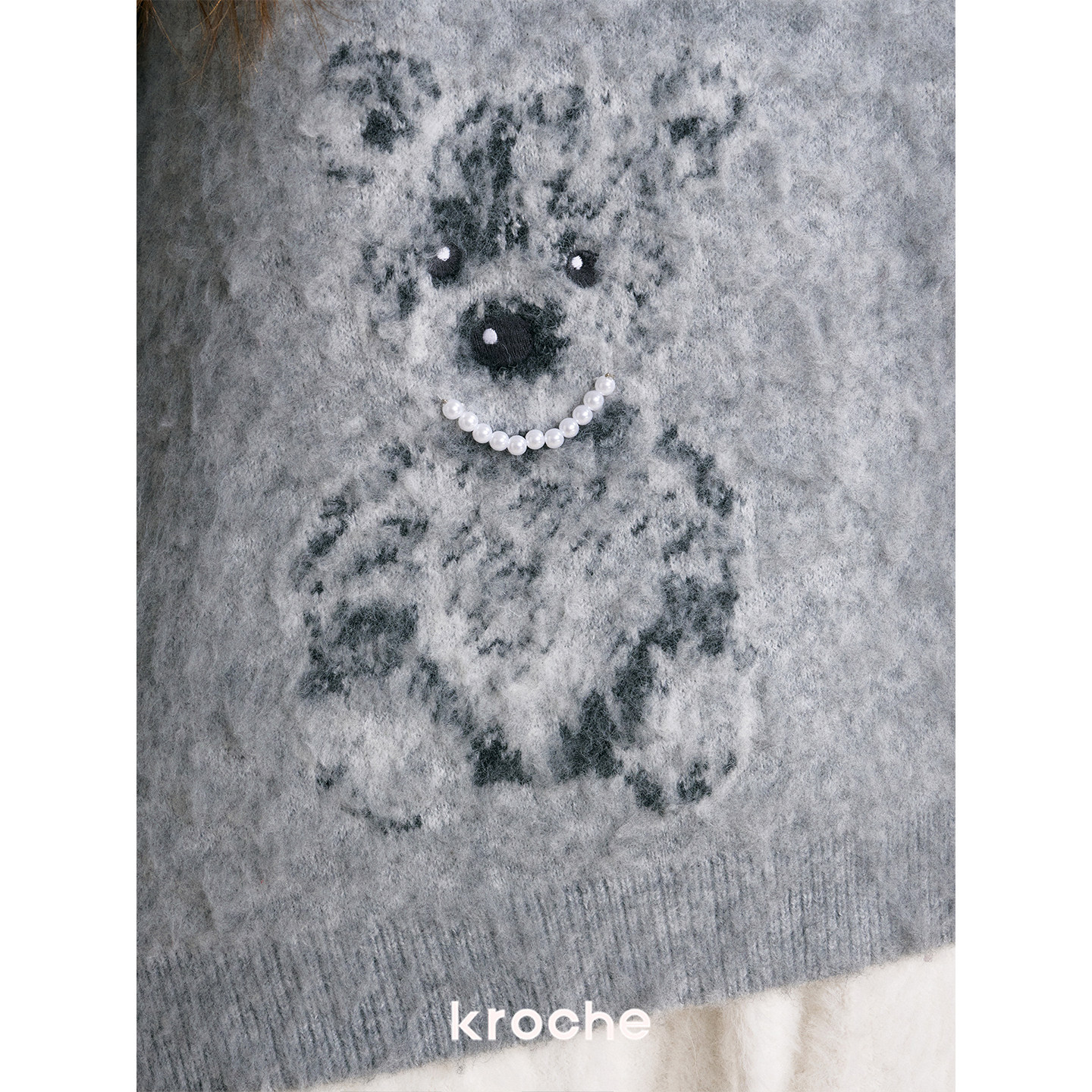 KROCHE ジャカード 長袖 ニット KTS7006