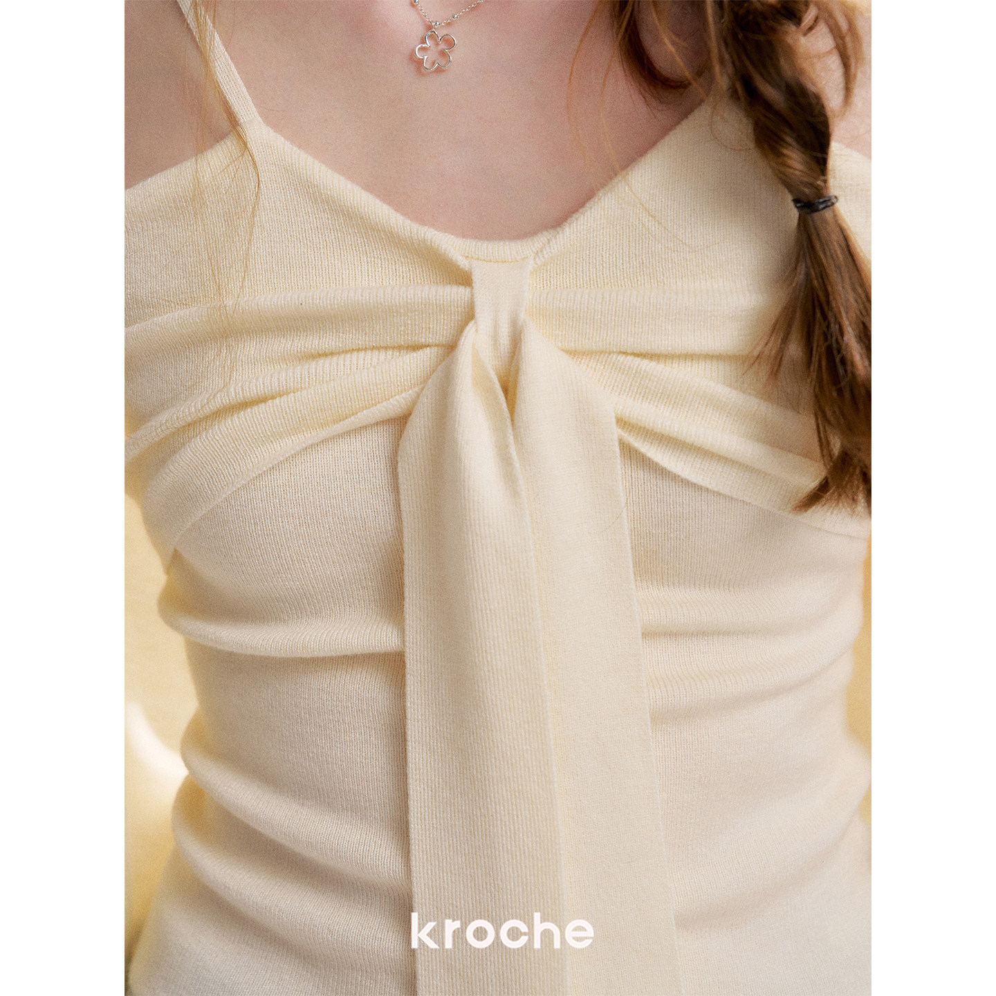 KROCHE リボン ニット
