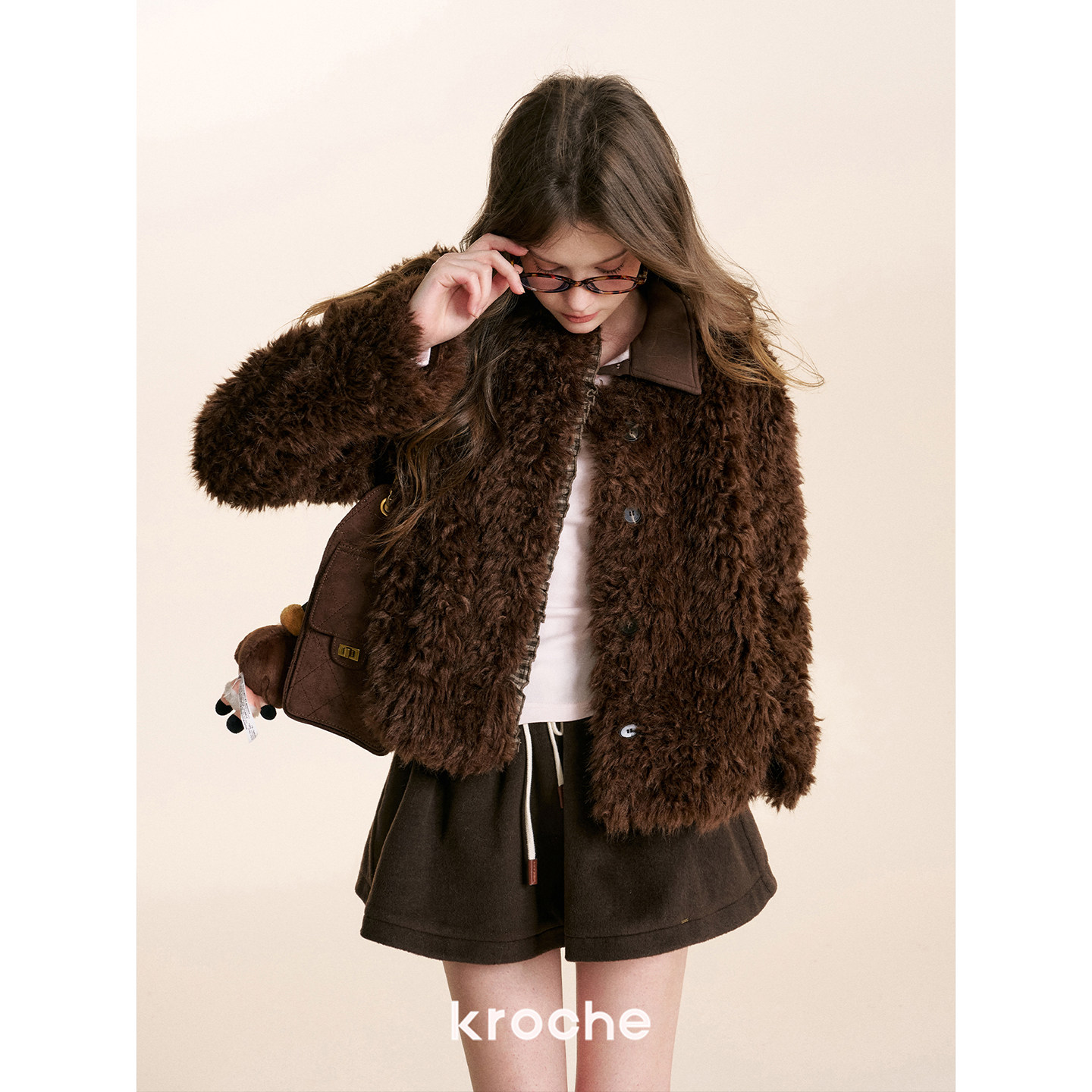 KROCHE チェック ジャケット KZQ9011