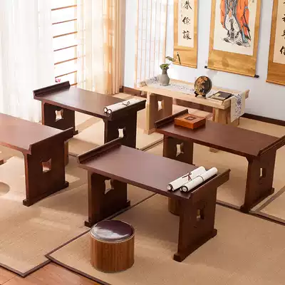 Chinese Chinese study table Kindergarten desks and chairs Solid wood calligraphy table Go table Training table Antique calligraphy and painting table Tea table