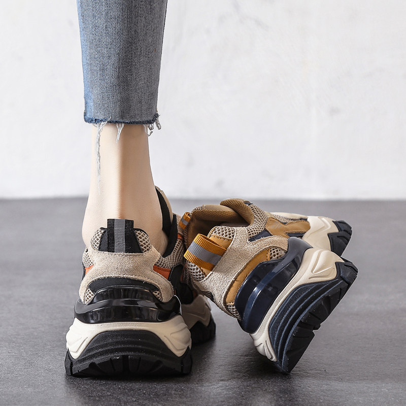 Mary Danny breathable and comfortable ~ thick-soled dad shoes women's tide ins all-match light sports shoes increased by 5cm