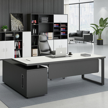 Desk Boss Table Minimalist Modern Supervisor Big Bantai President Table Manager Table Office Table And Chairs Combined Furniture