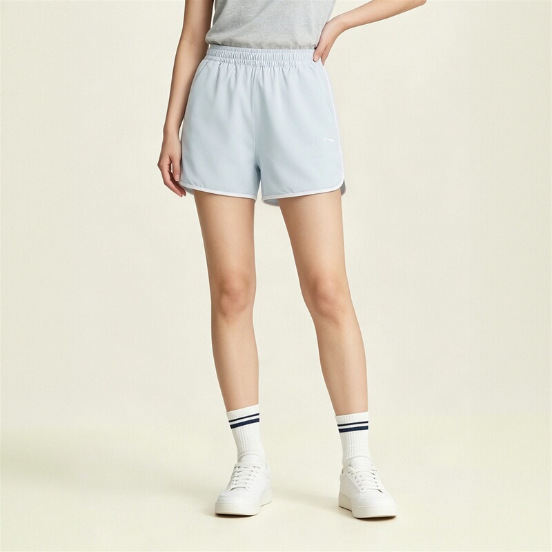 Li Ning Sports Shorts 2026 Spring New Women's Fitness Series Quick-Drying Cool Sports Shorts Aksw284
