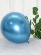 Thickened Metallic Chrome-Colored Balloons in Blue, Available in Sizes 5-Inch, 10-Inch, 12-Inch, 18-Inch, and 36-Inch for Birthday Party Decorations