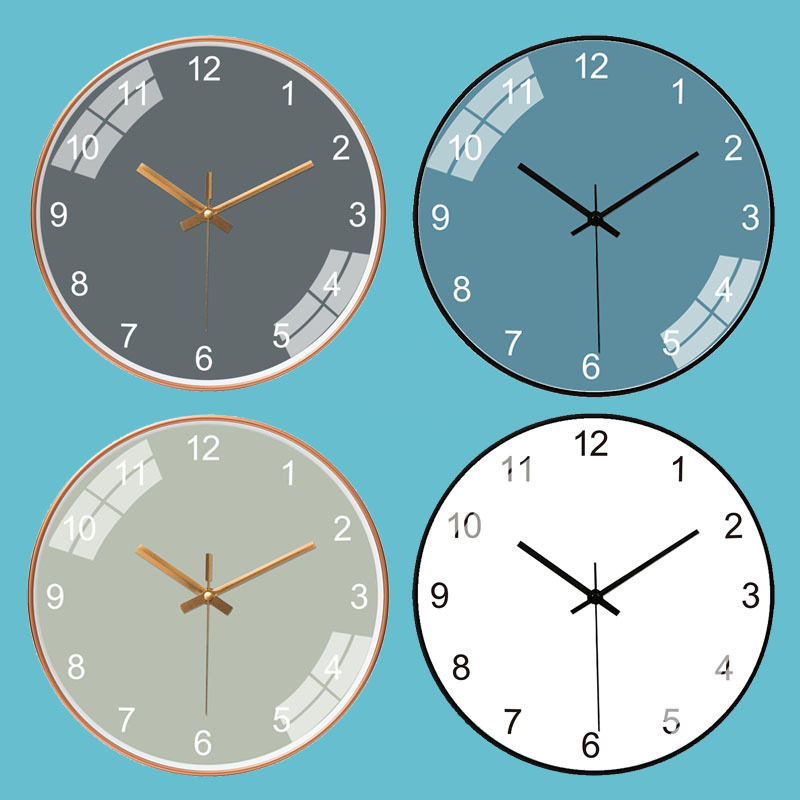 Wall Clock for Living Room, Solid Color, Classic, Versatile, Creative Clock, Modern Minimalist, Trendy Clock, Silent Quartz Clock for Home Use