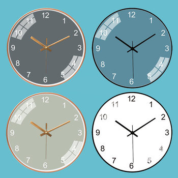 Wall Clock for Living Room, Solid Color, Classic, Versatile, Creative Clock, Modern Minimalist, Trendy Clock, Silent Quartz Clock for Home Use