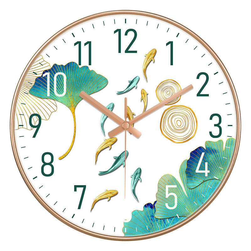 Scandinavian Creative Clock Wall Clock Living Room Bedroom Kidsren's Room Clock Personalized Wall Decoration Home Silent Quartz Clock