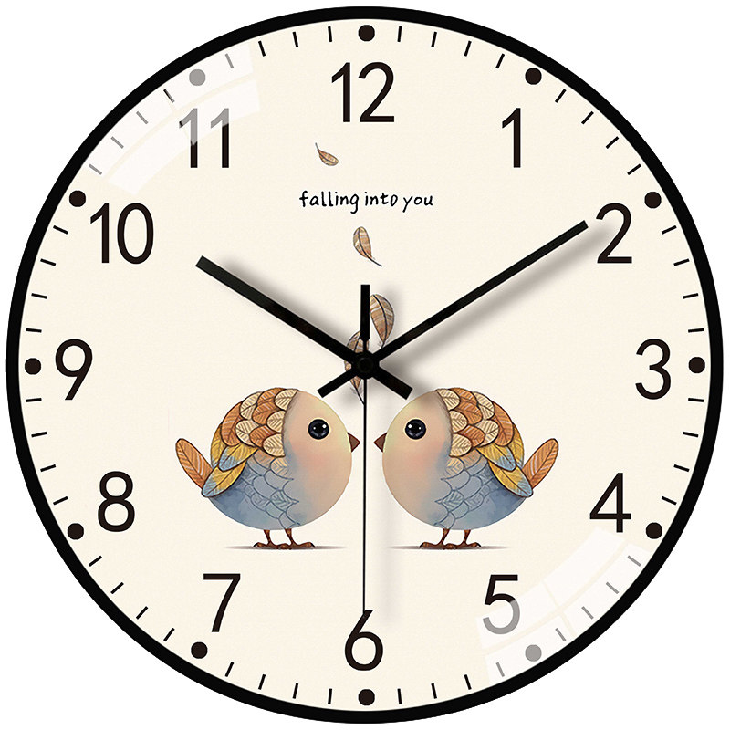 Modern Minimalist Clock Wall Clock Living Room Home Nordic Light Luxury Fashion Classroom Quartz Wall Clock Silent Bedroom Clock