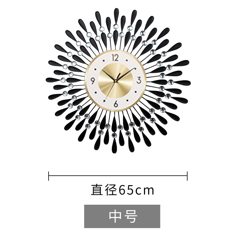 Clocks, Wall Clocks, Living Room Silent Modern Minimalist Household Quartz Clocks, Fashionable and Personalized Art Decoration, Light Luxury Clocks