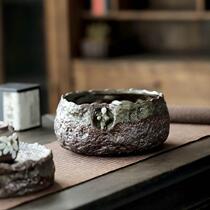 Coarse Pottery Firewood Burning Tea Wash Large Number Ceramic Cup Wash Water Tea Scum Vat Pen Wash Home Wash Tea Bowl Kongfu Tea Furniture Accessories