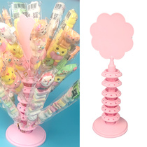 Lollipop display stand bakery dessert table sugar gourd socket stall table marshmallow plastic shelf