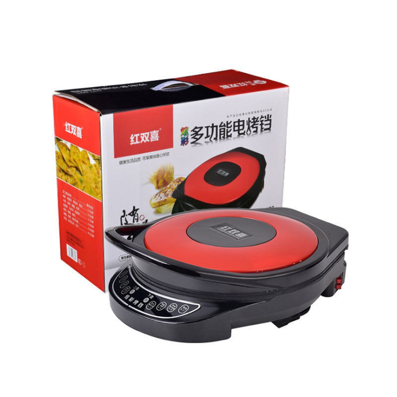 Electric baking pan household double-sided heating pancake machine crepe machine deepening thickening suspension crepe machine